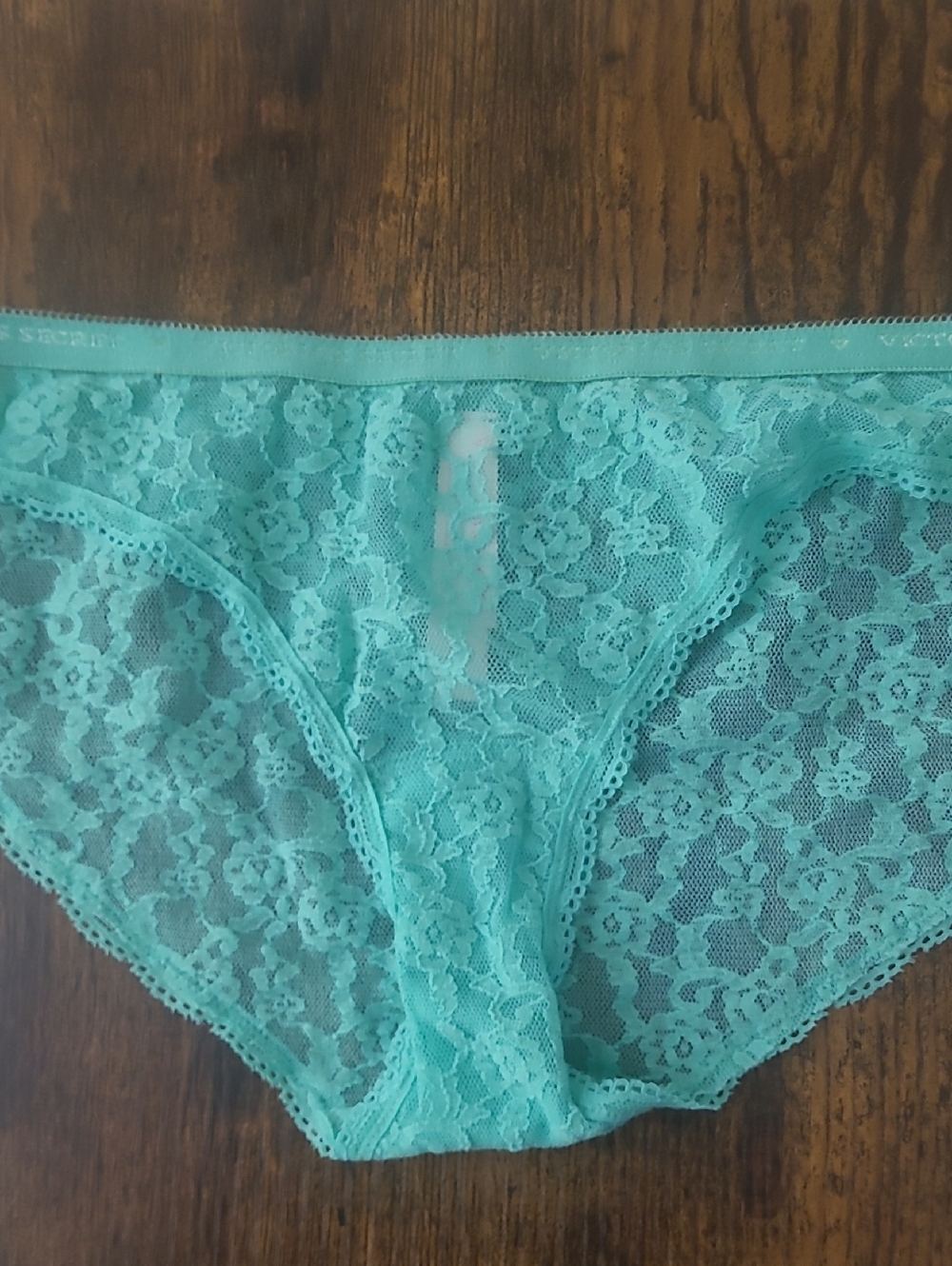 Vintage Victoria's Secret GreenLace Bikini Panty
